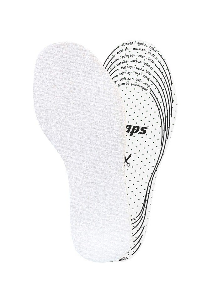 Kaps Best Extra Comfortable Shoe Insoles for Kids (Add On or Replacement Soles) - Shock And Sweat Absorbing Terry Cloth Frotte – Cut To Fit Cut To Size Frotte Kids Made In Europe - Image 1
